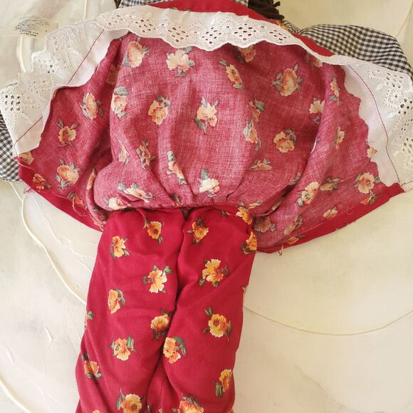 Riches To Rags 20" Hand Made Rag Doll With Tag "Kimmy" Folk Art American Design - Picture 9 of 14